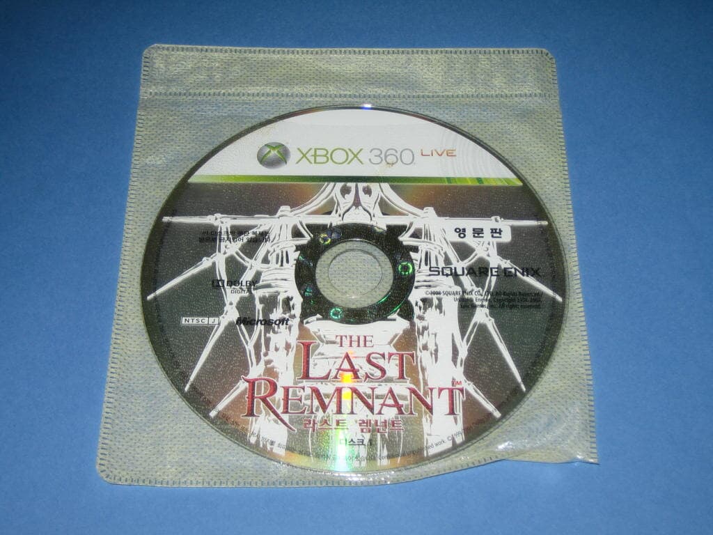 라스트 렘넌트 (Last Remnant) 게임 영문판 디스크1 ,,,알CD