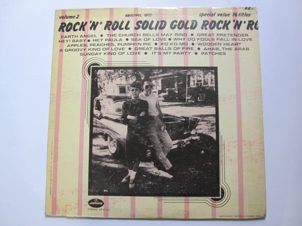 LP(수입) Solid Gold Rock &#39;N&#39; Roll Vol. 2 - 플래터즈/제리 리 루이스/폴 앤 폴라 외