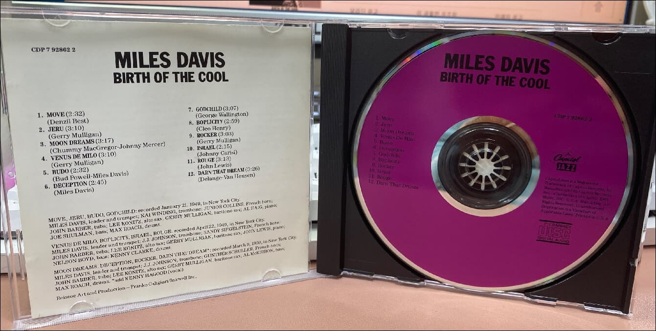Miles Davis (마일즈 데이비스) - Birth Of The Cool(UK발매)