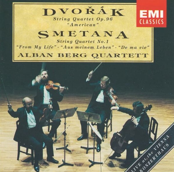 Dvorak : Smetana  Op. 96 &quot;American&quot; - 알반 베르크 사중주단 (Alban Berg Quartett)(Holland발매)