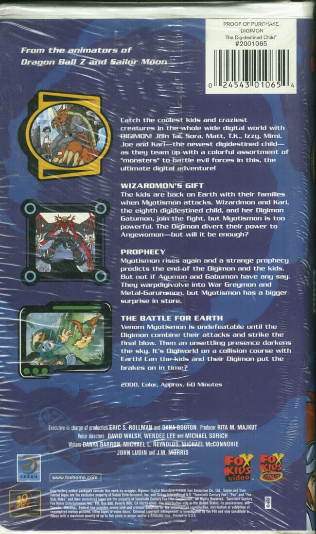 Digimon - The Digidestined Child [VHS]
