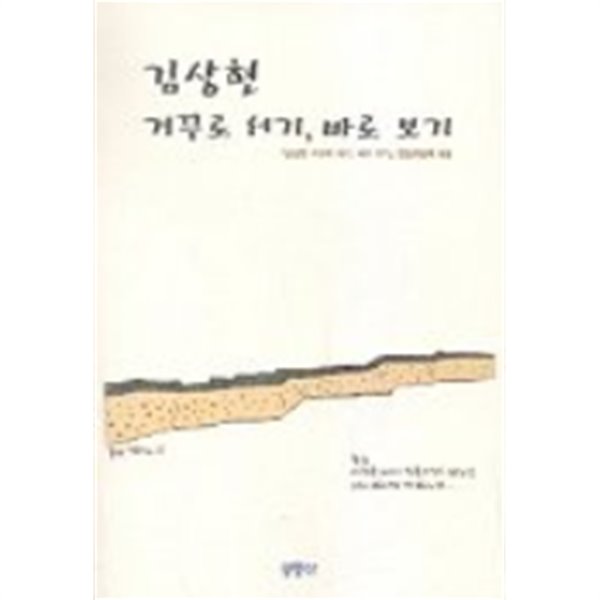 김상현 거꾸로 서기, 바로 보기