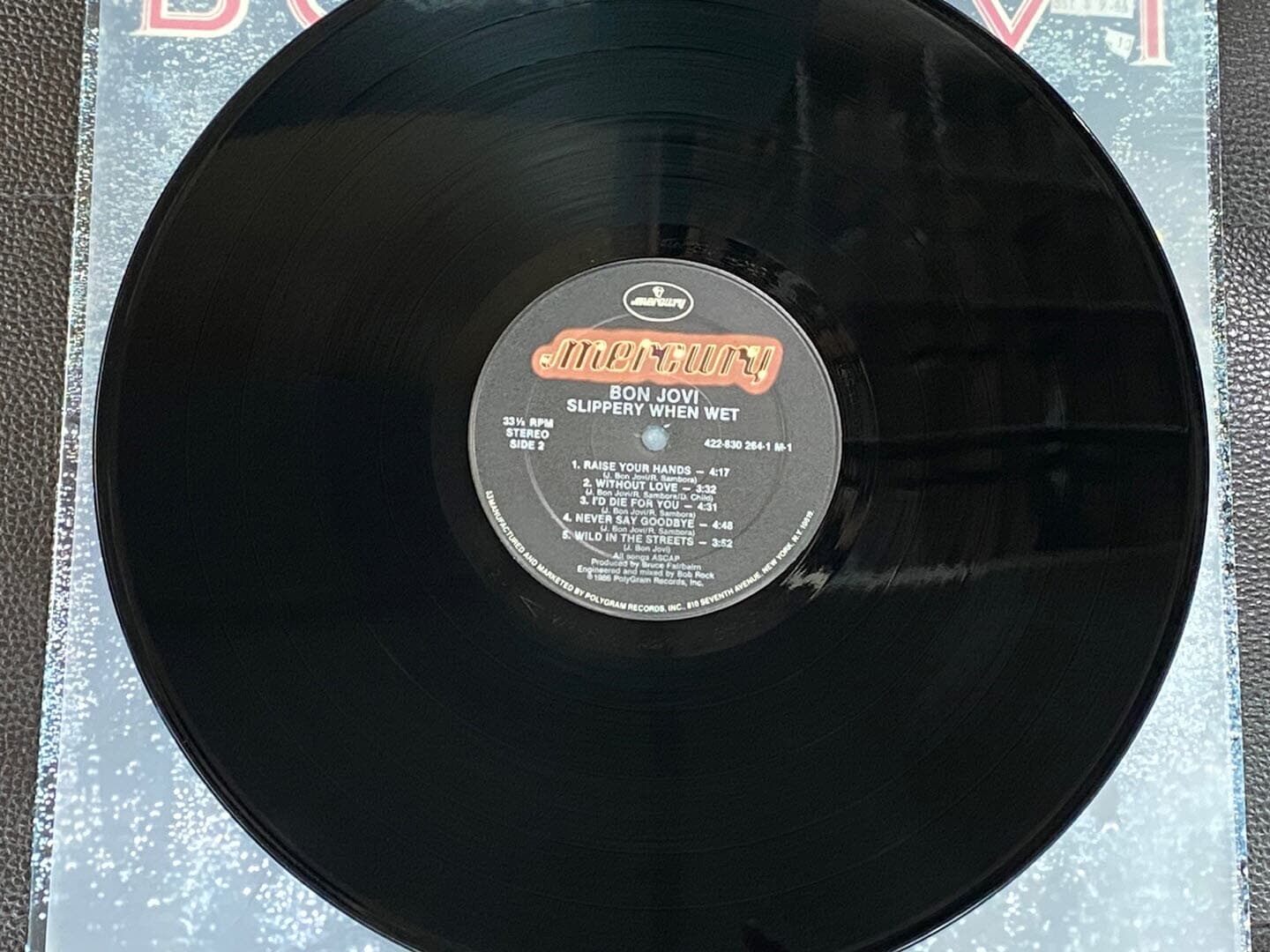 [LP] 본조비 - Bon Jovi - Slippery When Wet LP [1986] [U.S반]