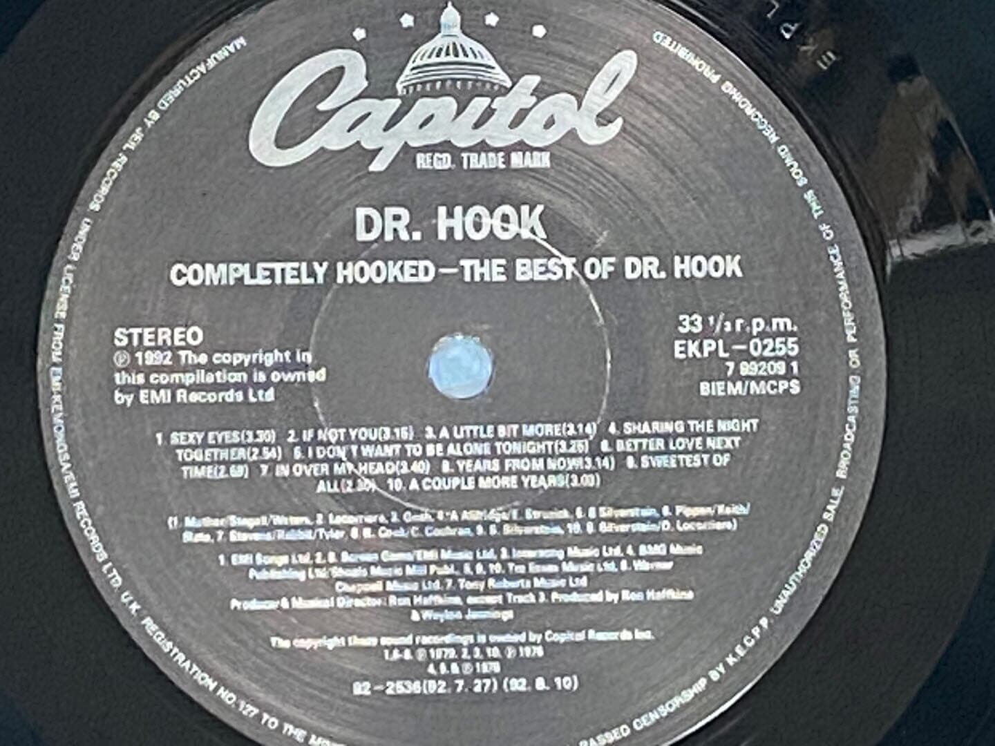 [LP] 닥터 후크 - Dr. Hook - Completely Hooked The Best of Dr. Hook LP [EMI계몽사-라이센스반]