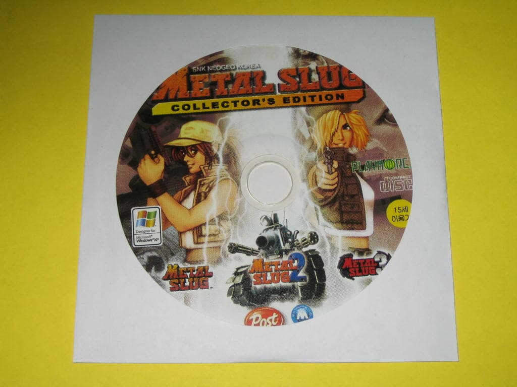 메탈슬러그 (metal slug) - post 포스트 증정용 ,,,알CD 고전게임