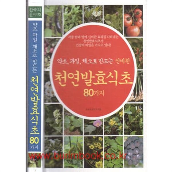 (최상급) 약초과일채소로만드는신비한 천연발효식초 80가지 (하드커버)