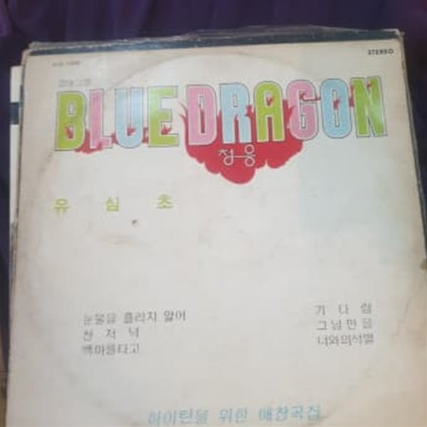 청용-BLUE DRAGON/유심초  LP