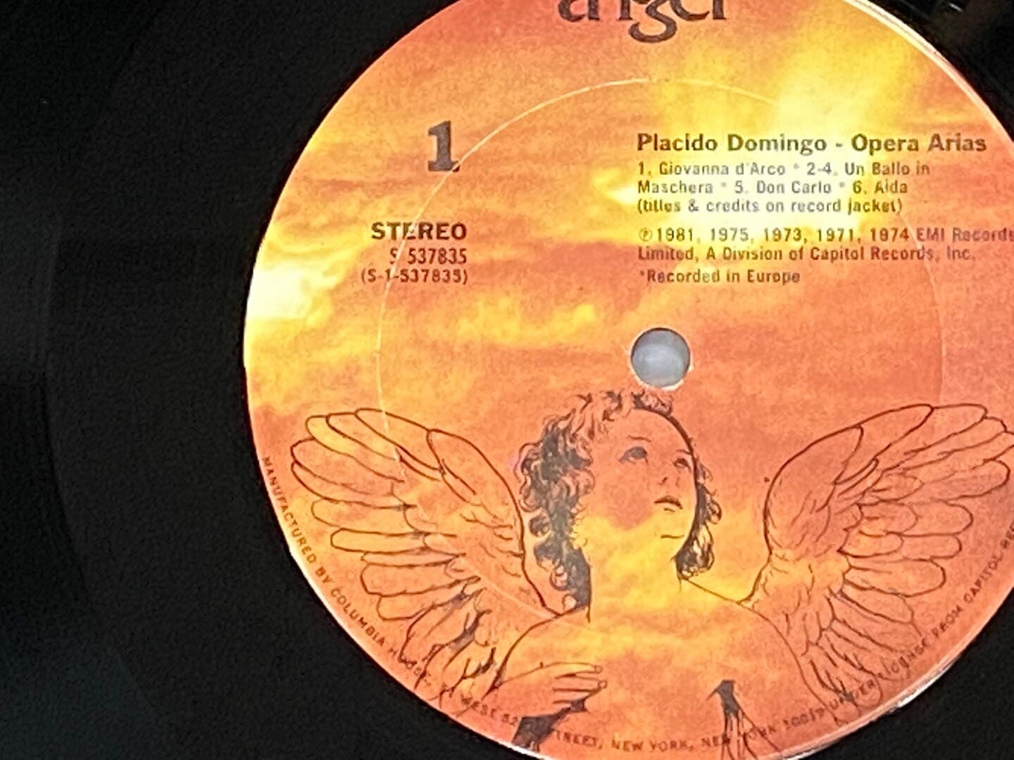 [LP] 플라시도 도밍고 - Placido Domingo - Opera Arias [U.S반]
