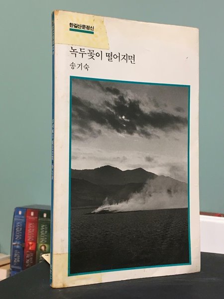 녹두꽃이 떨어지면 / 송기숙 / 한길사 / 1985년 11월 초판 / 상태 : 중 (설명과 사진 참고)