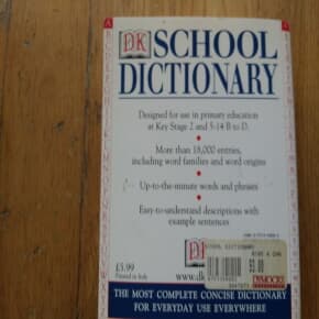 DK SCHOOL DICTIONARY 1999년판