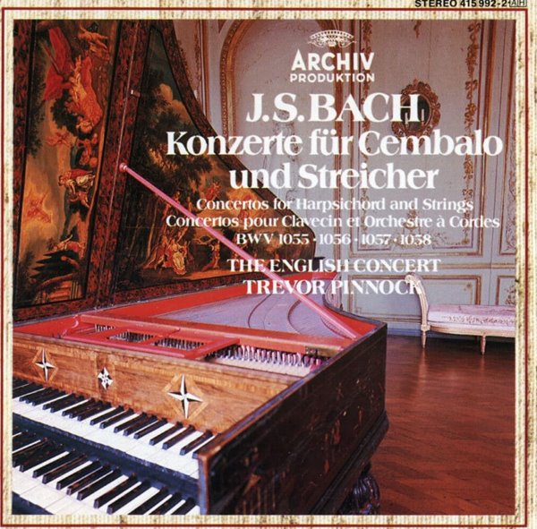 트레버 피녹 - Trevor Pinnock - Konzerte Fur Cembalo Und Streicher (BWV 1055,1056,1057,1058) [독일발매]