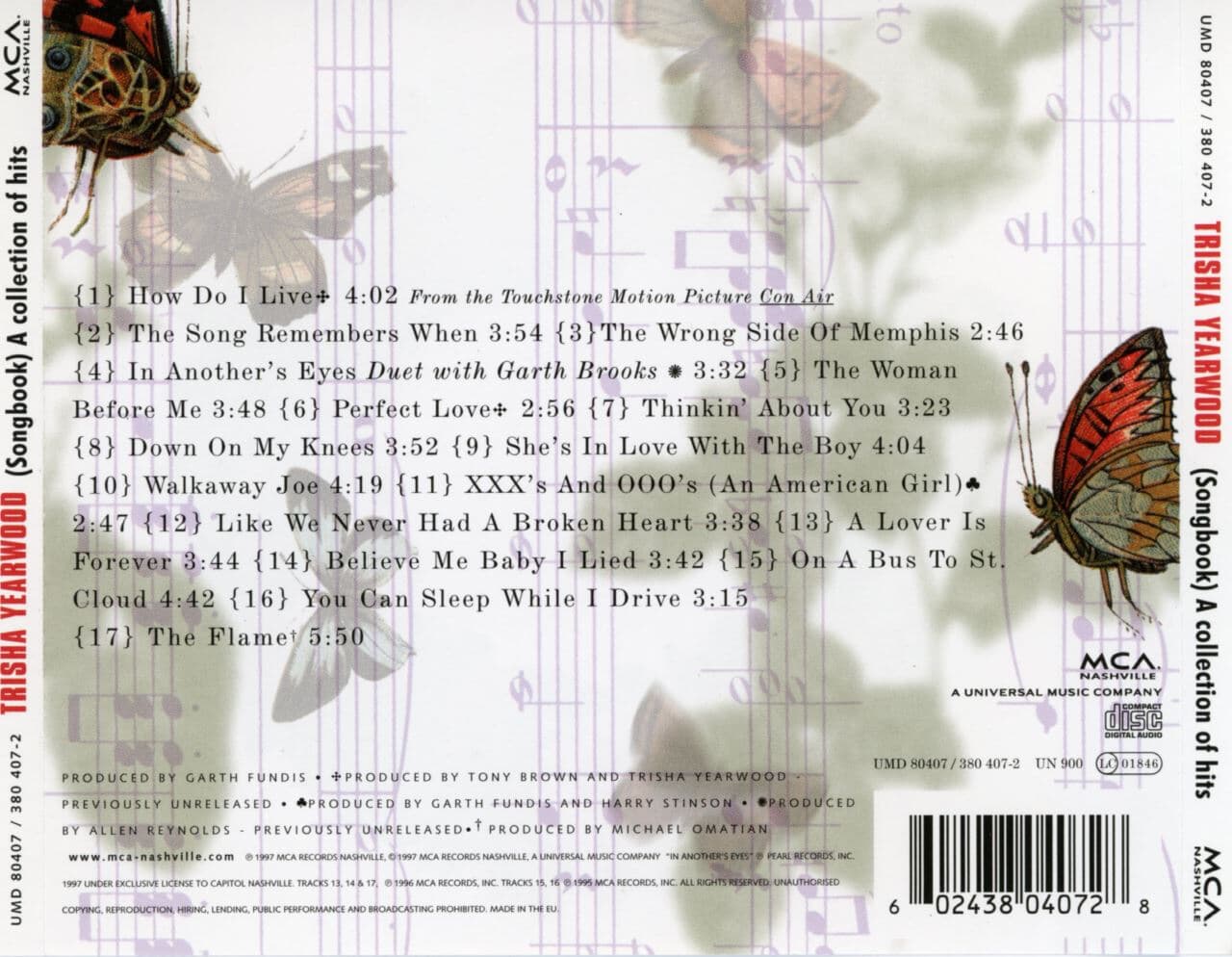 트리샤 이어우드 - Trisha Yearwood - (Songbook) A Collection Of Hits [E.U발매]