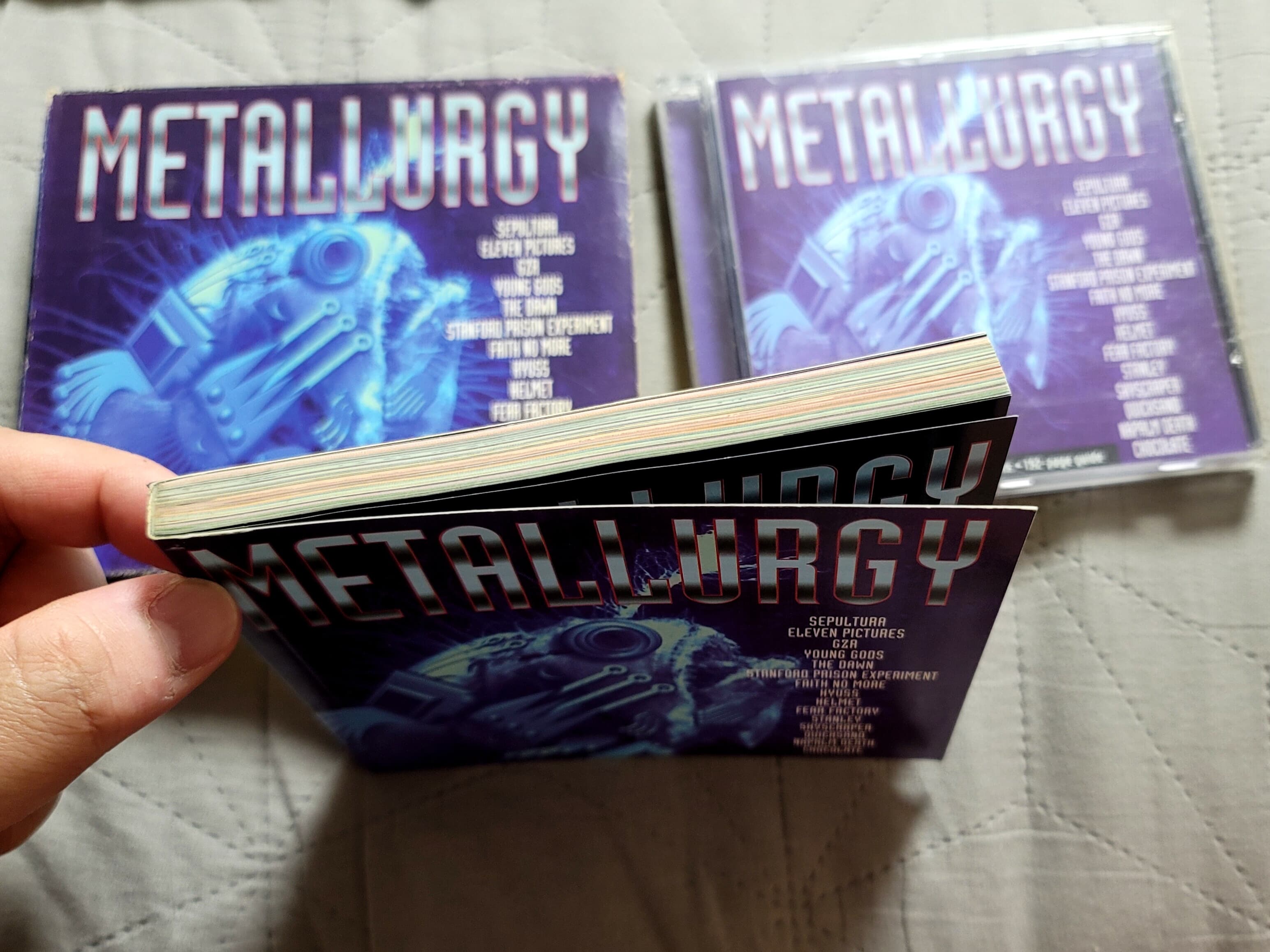 락.메탈 컴필레이션 V.A - Metallurgy Vol.1 (Book+CD)