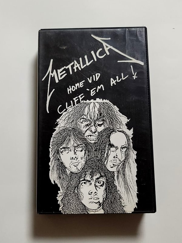 (VHS 비디오테이프) METALLICA 메탈리카 - CLIFF `EM ALL