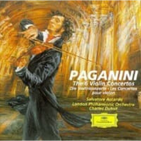 Salvatore Accardo, Charles Dutoit / 파가니니: 바이올린 협주곡 전곡집 (3CD/수입/4372102)
