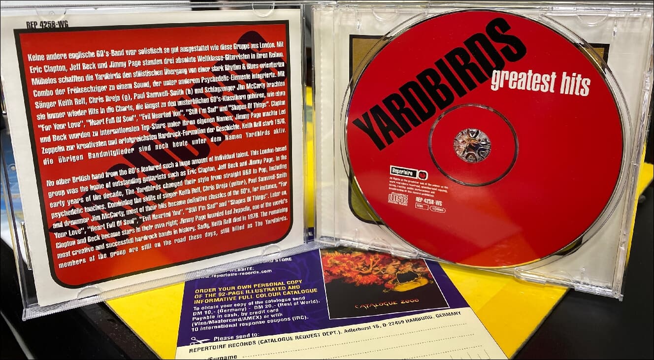 야드버즈 (The Yardbirds) - Greatest Hits(독일발매)