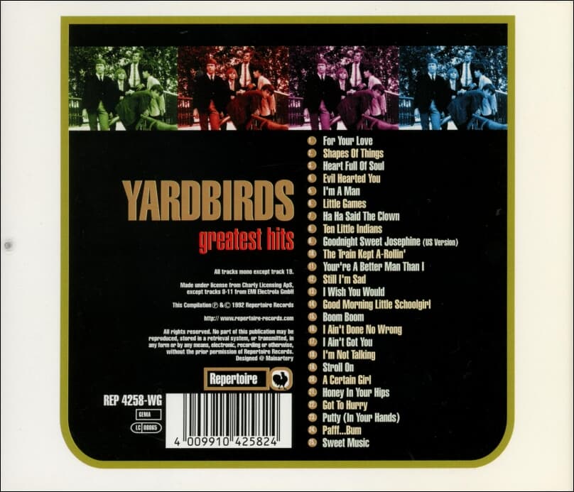 야드버즈 (The Yardbirds) - Greatest Hits(독일발매)