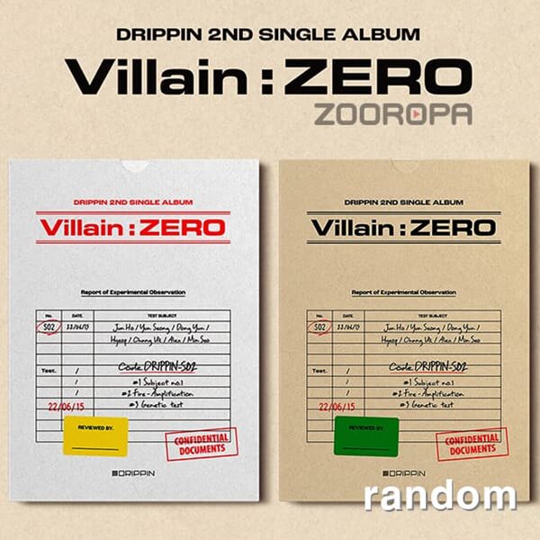 [미개봉/주로파] DRIPPIN 드리핀 Villain ZERO