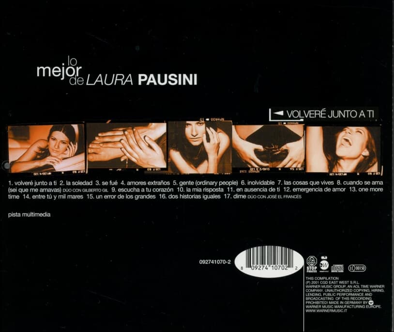 라우라 파우지니 (Laura Pausini) - Volvere Junto A Ti (독일발매)