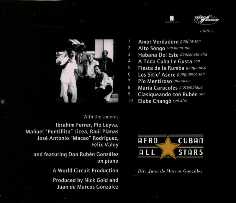 아프로 쿠반 올 스타즈 (Afro Cuban All Stars) - A Toda Cuba Le Gusta(쿠바가 가장 좋아하는 것들)