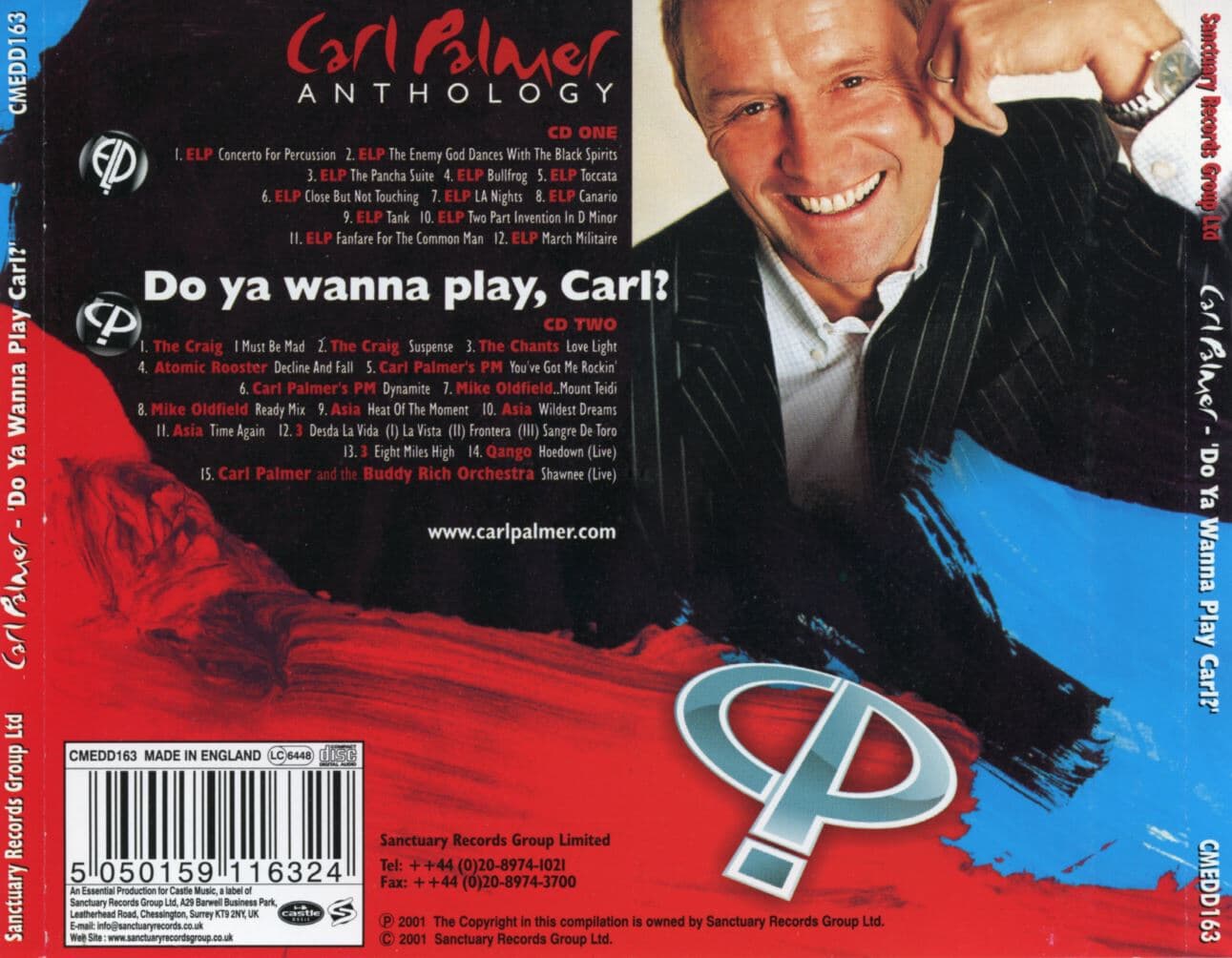 칼 팰머 - Carl Palmer - Do Ya Wanna Play, Carl? 2Cds [U.K발매]