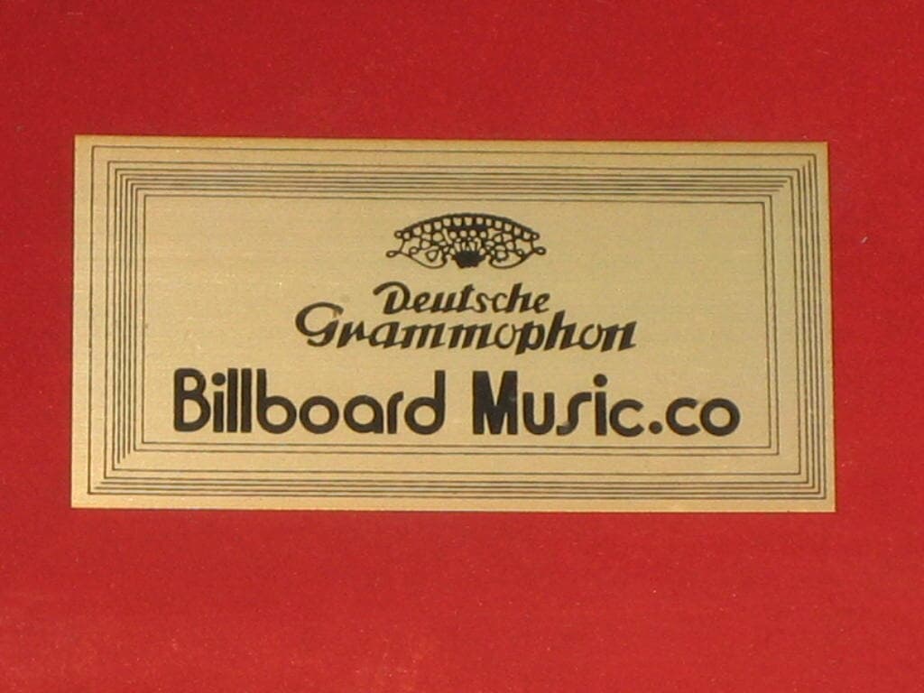 Deutsche Grammophon 도이치그라모폰 LP액자 Billboard Music