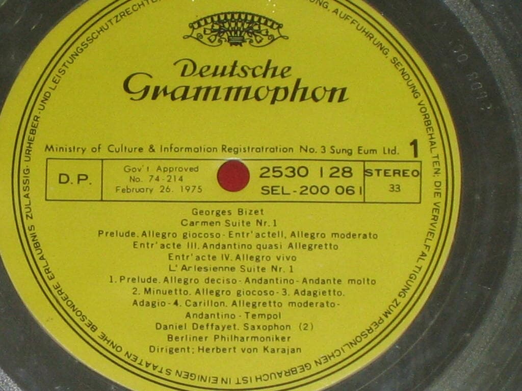 Deutsche Grammophon 도이치그라모폰 LP액자 Billboard Music