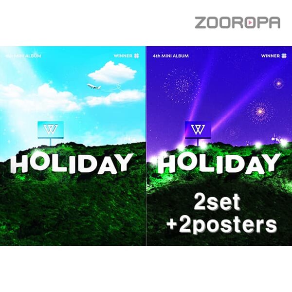 [미개봉/2종세트/2포스터] 위너 Winner HOLIDAY 미니앨범 4집 Photobook ver.