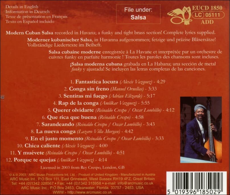 Rey Crespo(레이 크레스포) -  Salsa Conga Loca  (유럽발매)