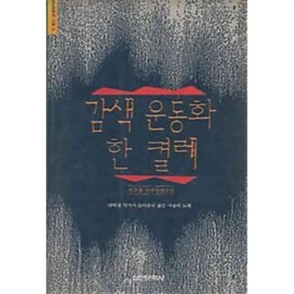 감색 운동화 한 켤레