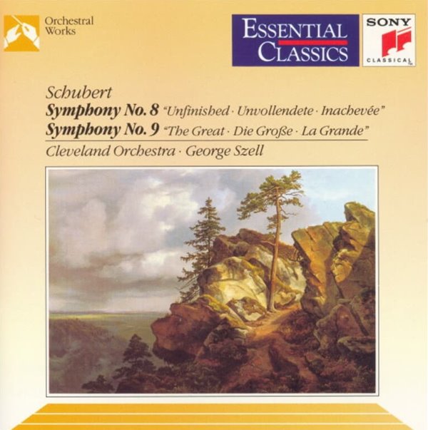 Schubert : Symphonies No. 8 &quot;Unfinished&quot; &amp; No. 9 &quot;The Great&quot; (미완성 9번 &quot;그레이트&quot; -조지 셀 (George Szell)(US발매)