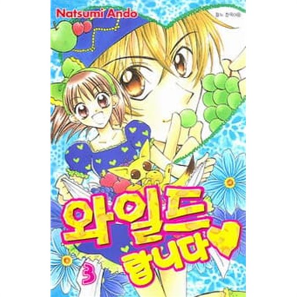 와일드랍니다(완결) 1~3  - NATSUMI ANDO 로맨스만화 -  절판도서