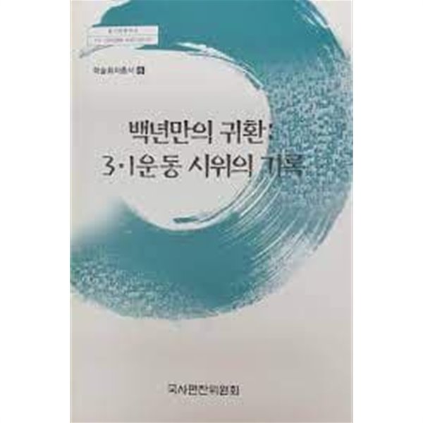 백년만의 귀환: 3.1운동 시위의 기록 (학술회의총서 6)