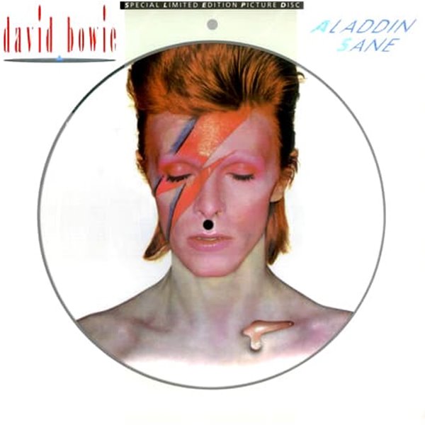 [중고 LP] 픽쳐디스크 (넘버링) David Bowie - Aladdin Sane (UK 수입)