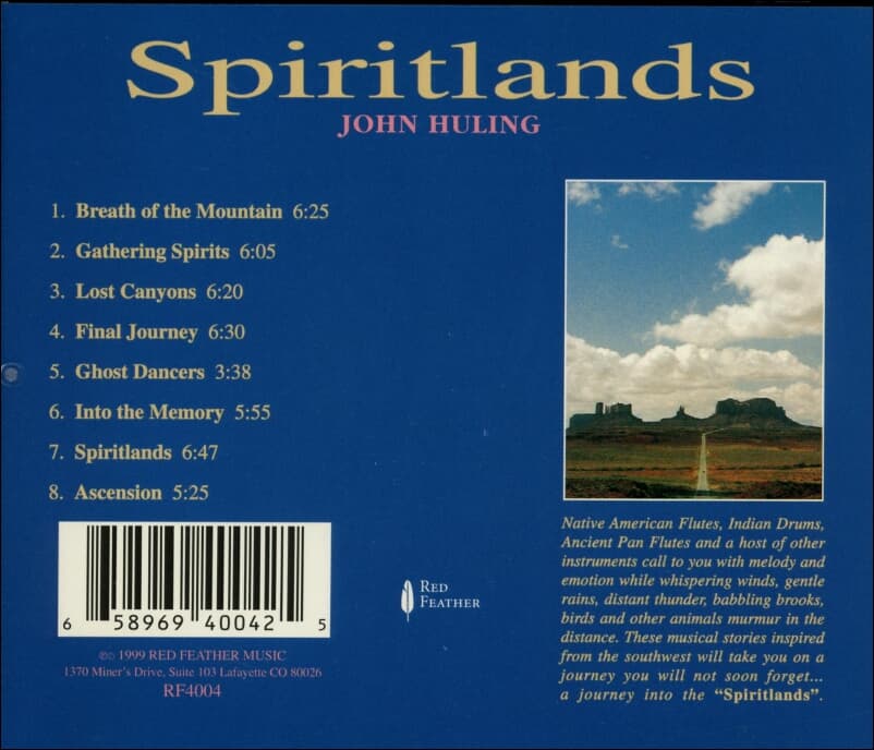 John Huling (존 휴링) - Spiritlands (US발매)