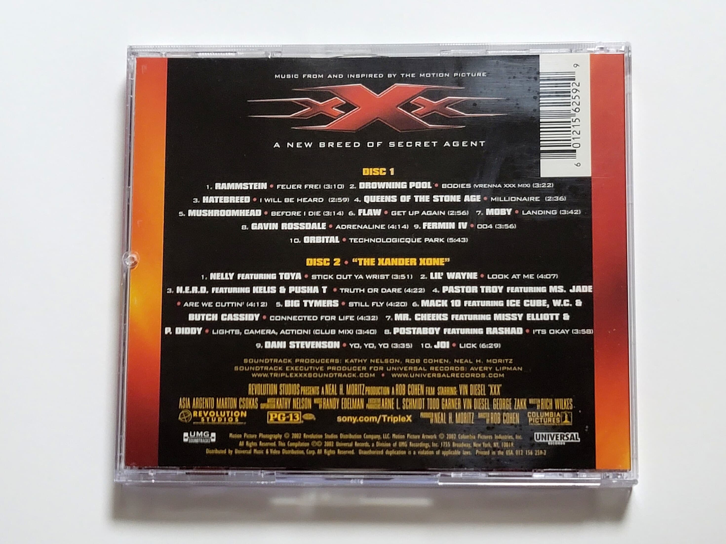 (2CD 한정반 미국반) 영화 XXX (트리플엑스) OST