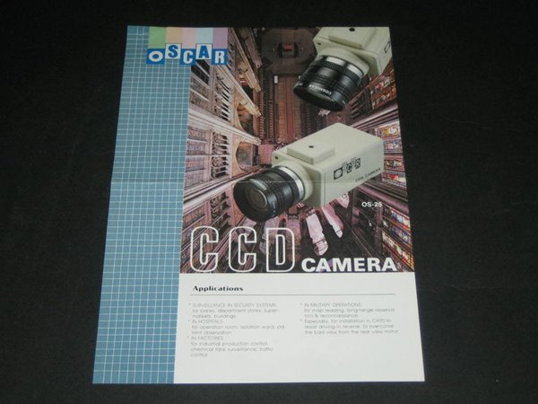 OSCAR CCD CAMERA OS-25/OS-20  오스카 아마추어 무선사 카탈로그 팸플릿