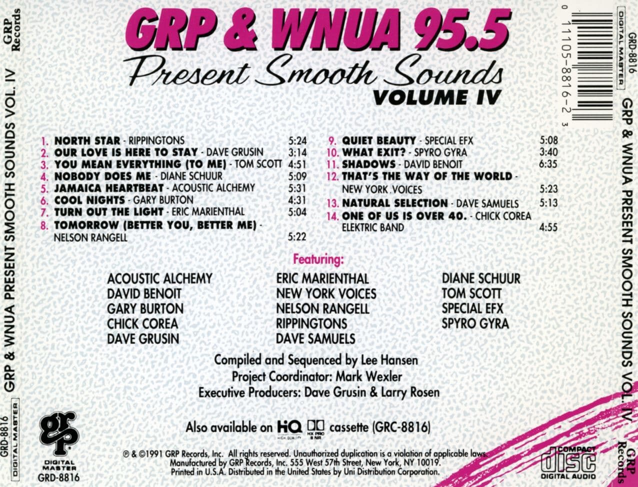 GRP & WNUA 95.5 Present Smooth Sounds Volume IV