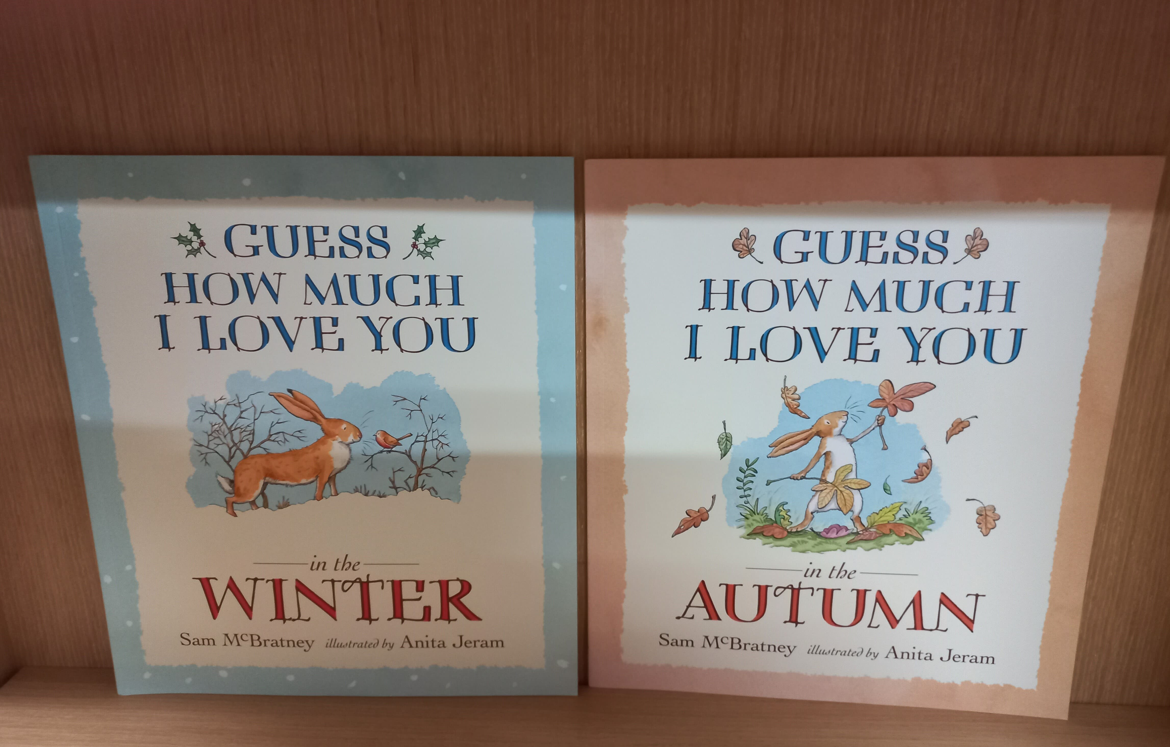 Guess How Much I Love You (4 books pack)spring,summer,autumn,winter)