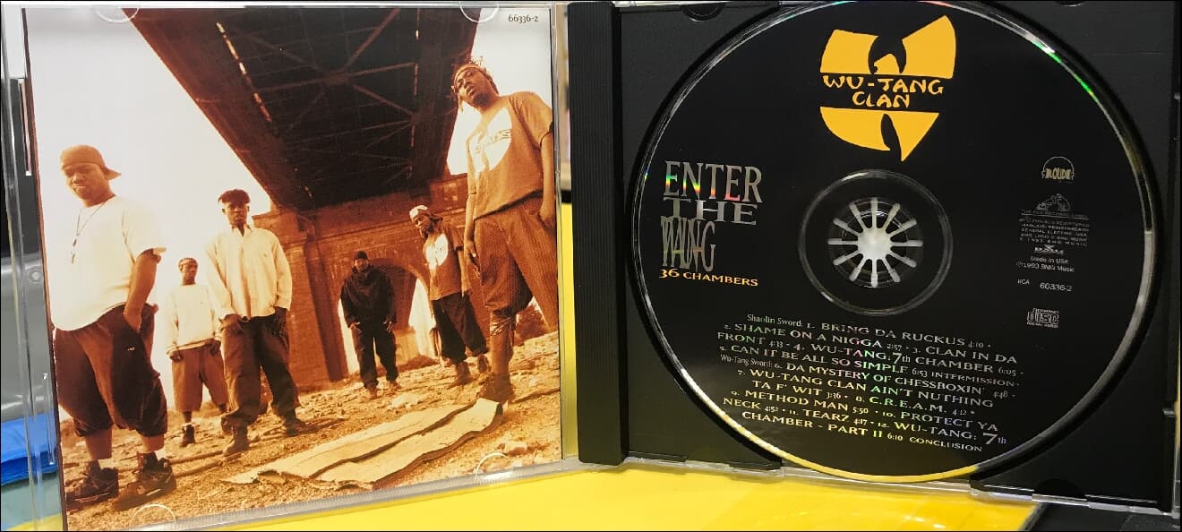 우탱 클랜 (Wu-Tang Clan) - Enter The Wu-Tang (36 Chambers)  (US발매)