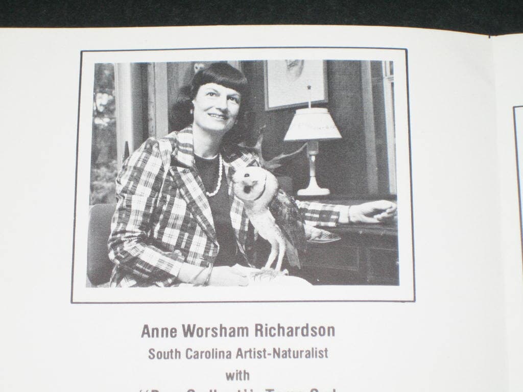 Birds I View Gallery Anne Worsham Richardson 미국조류화가 사우스캐롤라이나 찰스턴의 미술관 팸플릿 리플릿