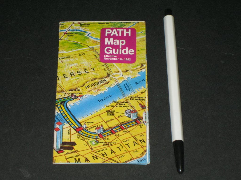 PATH Map Guide PATH RAIL SYSTEM 포트 오소리티 트랜스허드슨 지도