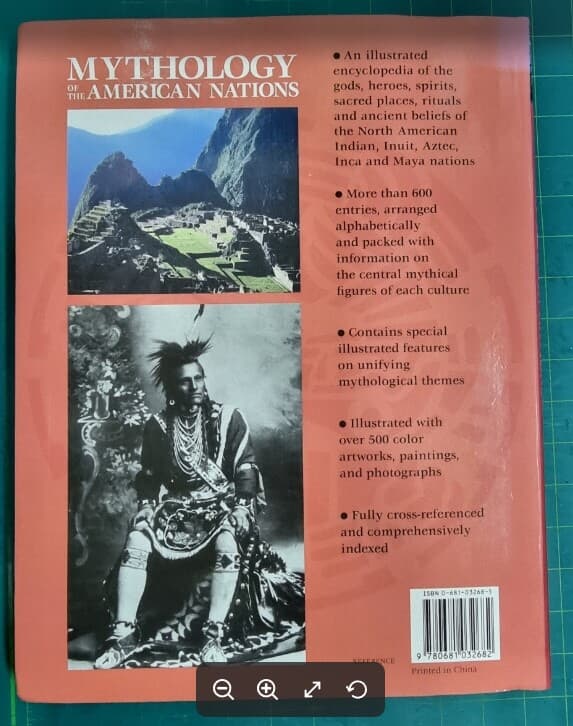 MYTHOLOGY OF THE AMERICAN NATIONS / DAVID M. JONES AND BRIAN L. MOLYNEAUX / HERMES HOUSE [영어원서 / 상급] - 실사진과 설명확인요망