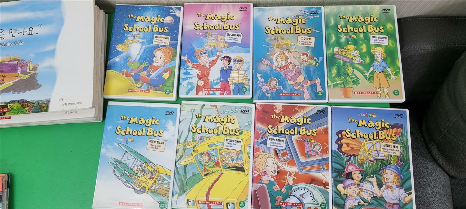 The Magic School Bus(큰책사이즈/영한완역대본)페이퍼북16권 + CD14장 + DVD 8장