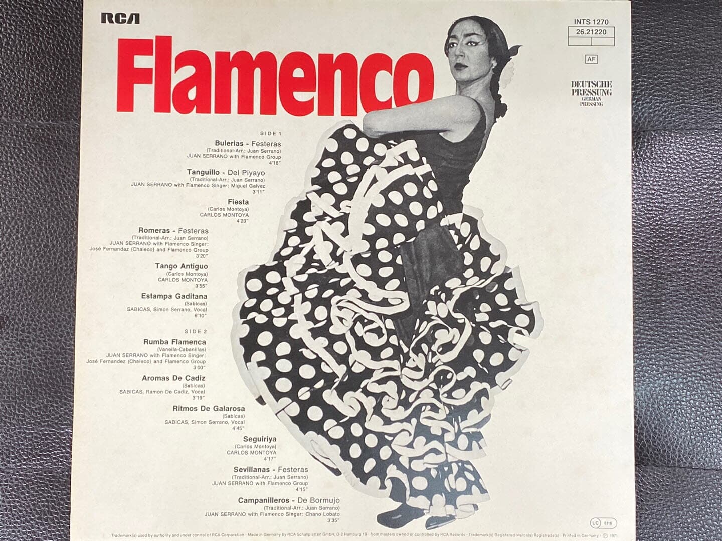[LP] 후안 세라노 (V.A) - Juan Serrano - Flamenco LP [독일반]