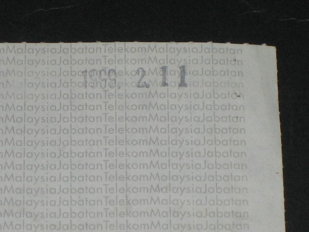 JABATAN TELEKOM MALAYSIA RESIT RASMI hideko nishida 말레이시아 통신회사 관련