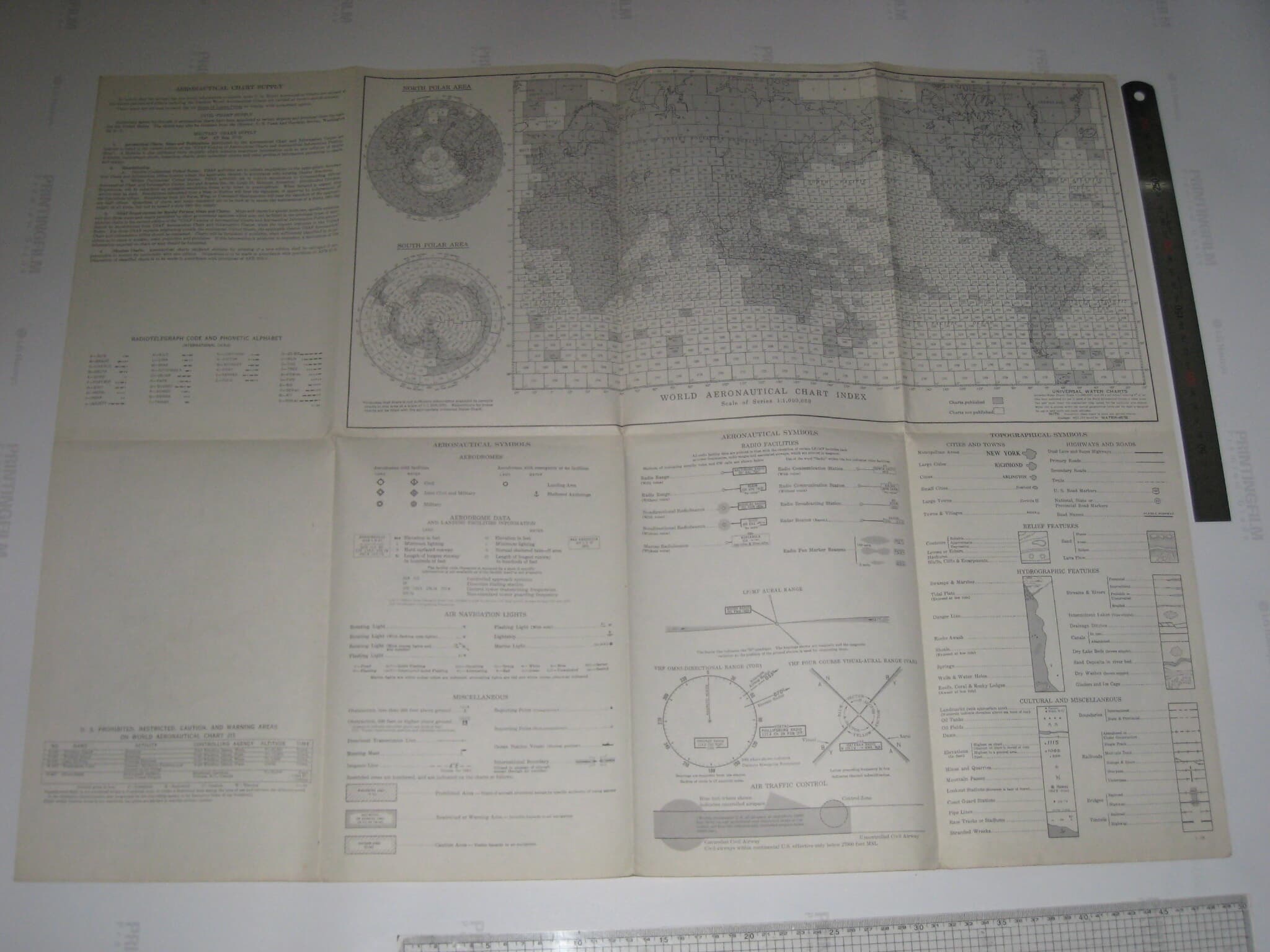 WORLD AERONAUTICAL CHART VANCOUVER ISLAND 세계항공차트 밴쿠버섬 항공도 항공지도