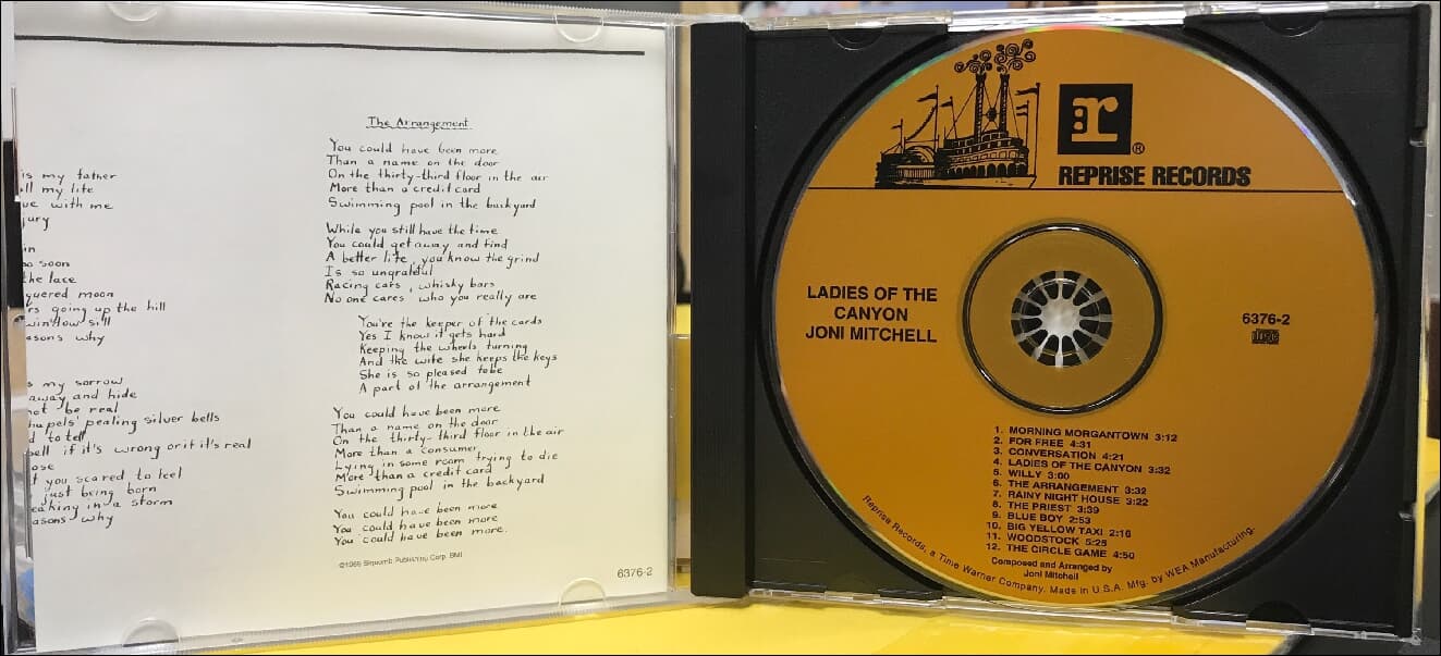 조니 미첼 (Joni Mitchell)  -  Ladies Of The Canyon(US발매)(HDCD)