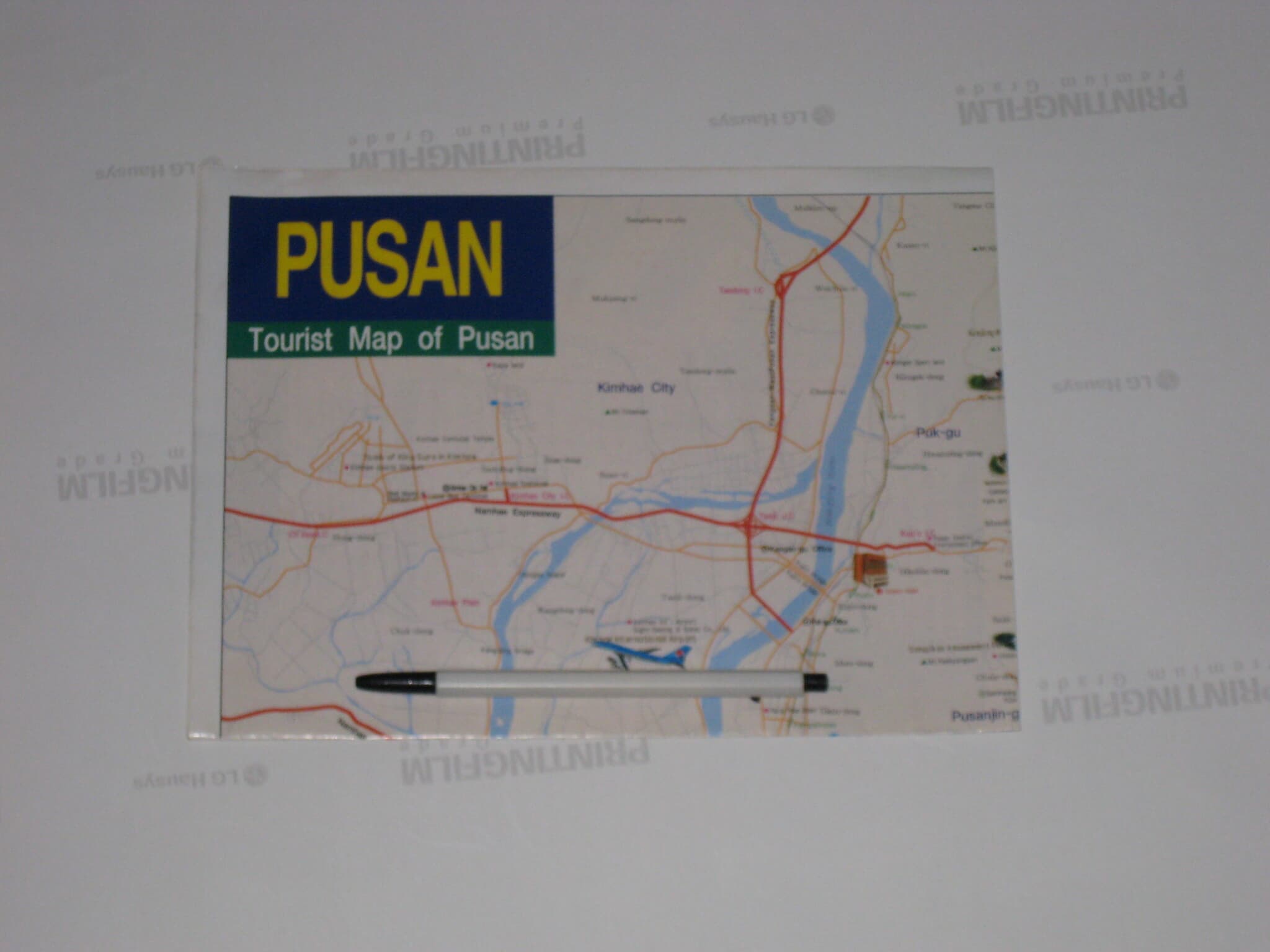 Pusan Tourist Map Of Busan 부산광역시 영문지도