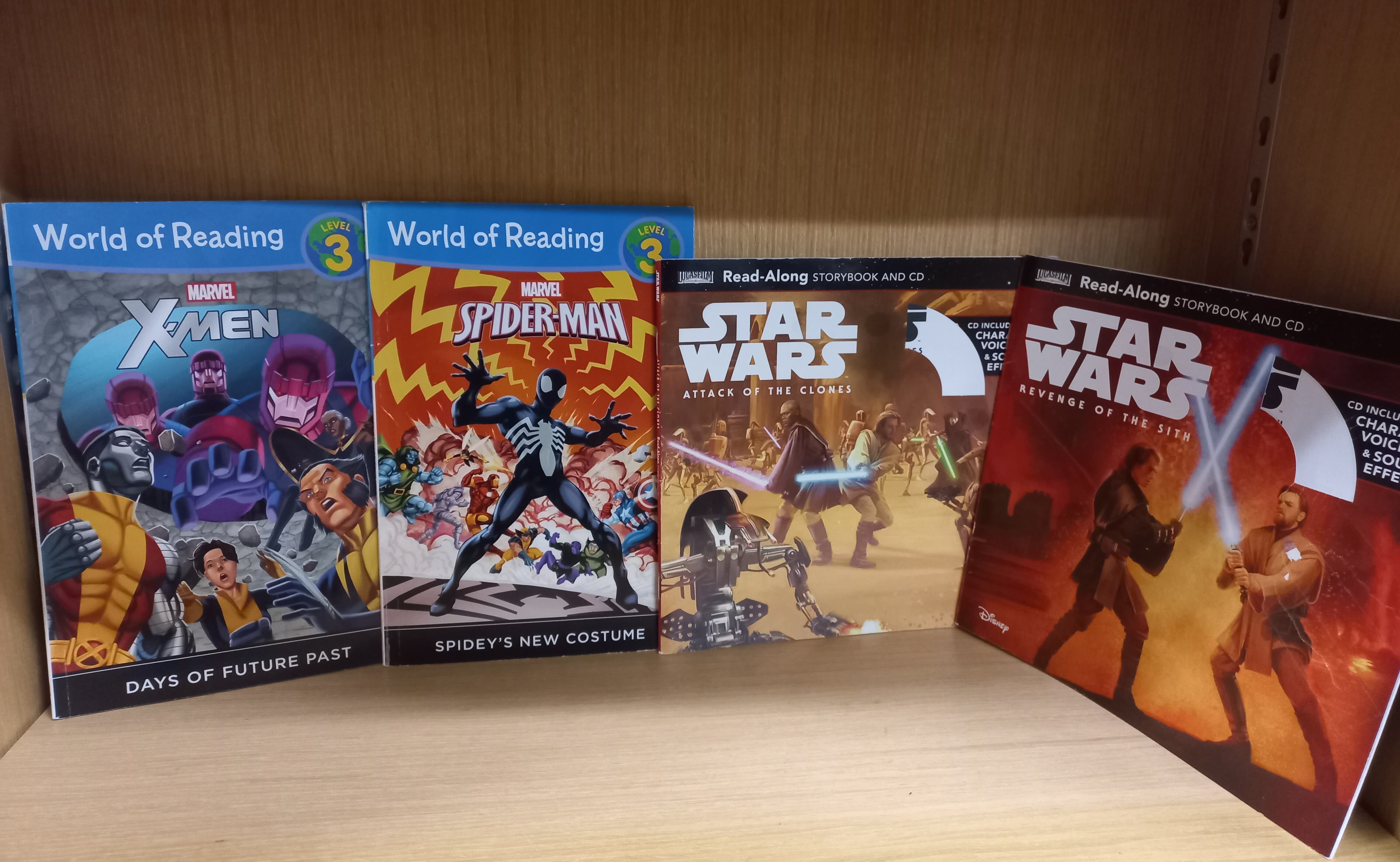 world of read hero 6권+star wars 2 권+ disney 6권  14권세트